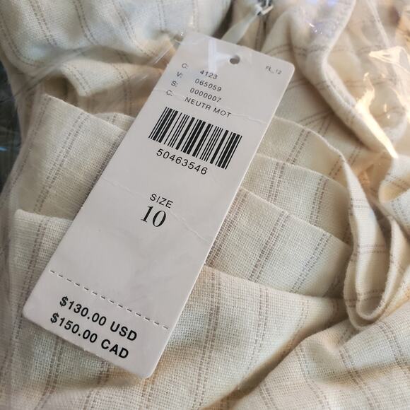 Anthropologie Palm Beach Belted Pants Size 10 New with tags - Picture 2 of 15